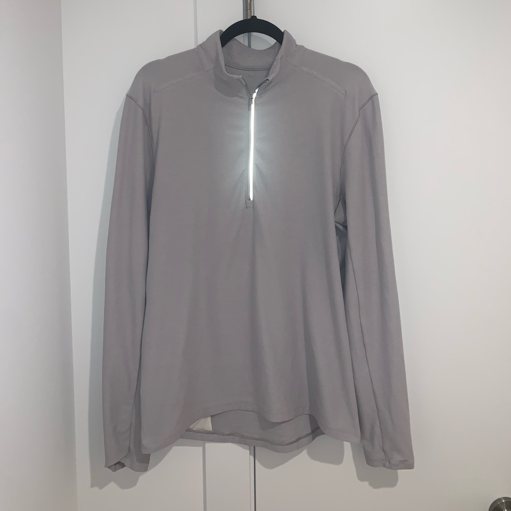 Gray Lululemon Surge Quarter-Zip - Men’s Medium